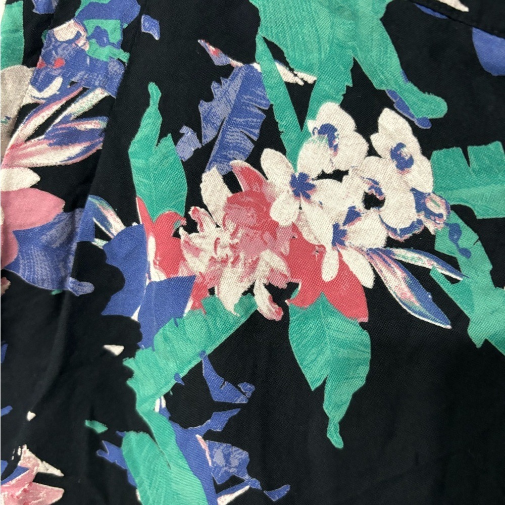 Red Herring Tropical Floral Print Shorts, Women's 18 - Picture 3 of 4